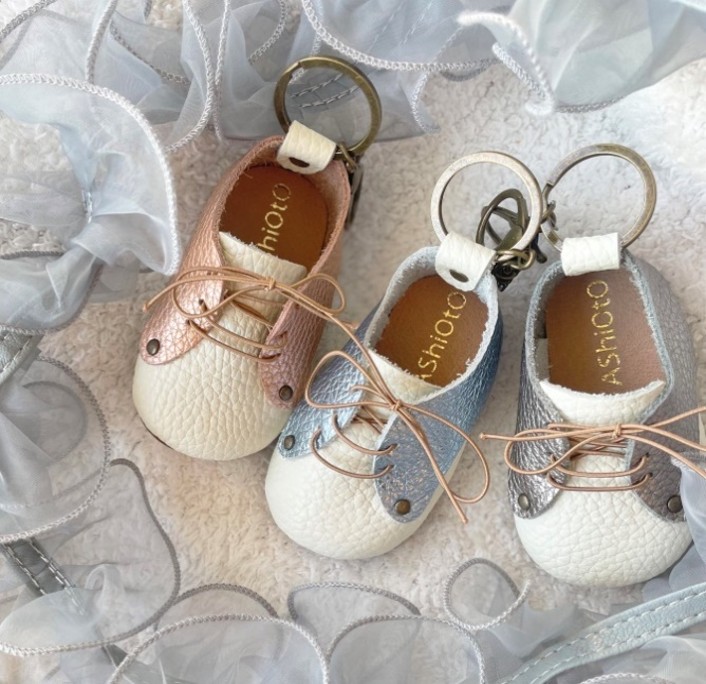 神戸の靴職人と一緒に作る、 ファーストシューズ（新生児用：9㎝）
